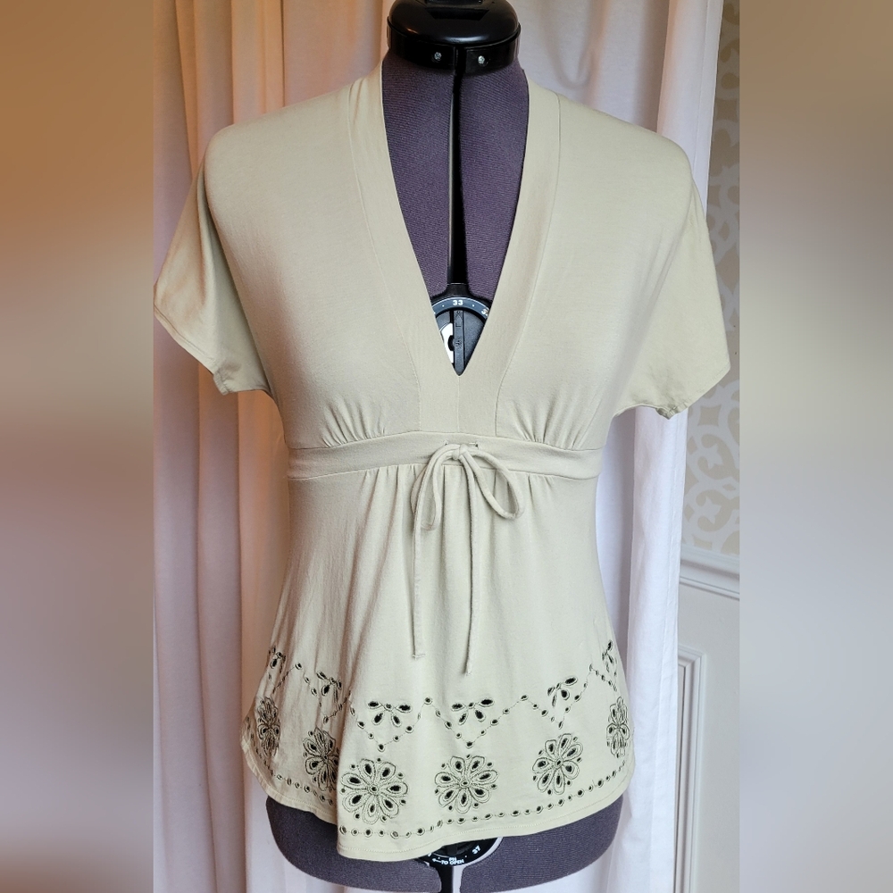 LOFT XSP Pale Green Knit Top